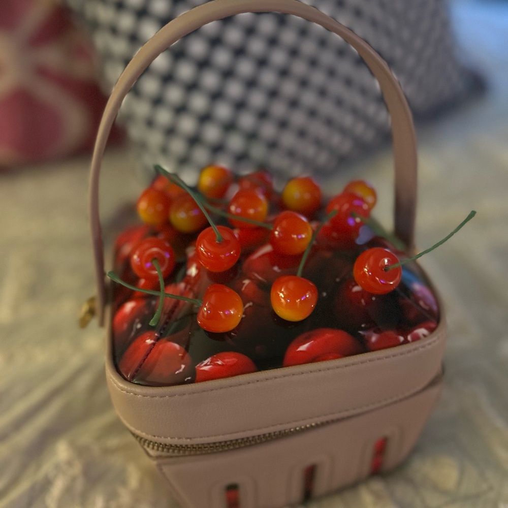 Mon Cherry Red Multi Crossbody Bag By Betsey Johnson